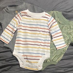 Garanimals Striped and Patterned Bodysuit Set